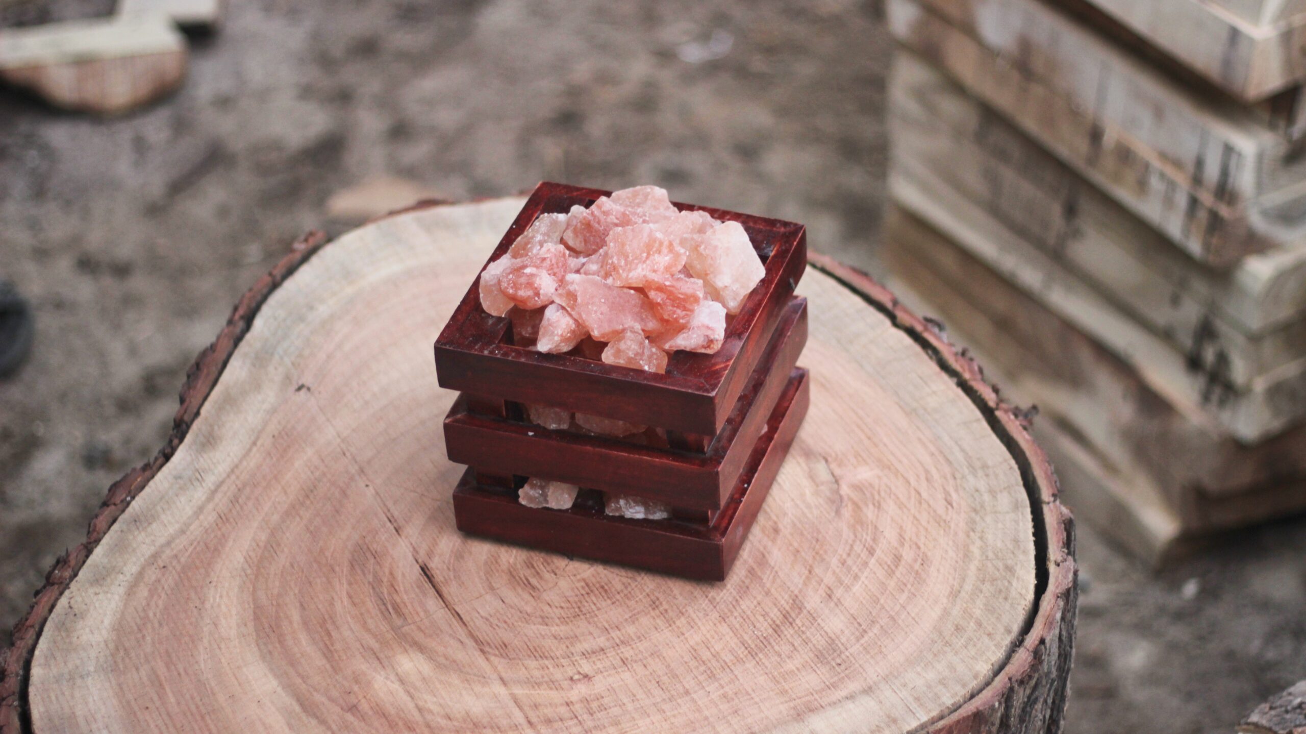 Wooden Square Basket 3 Phatti